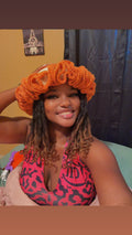 Dramtic ruffle bucket hat